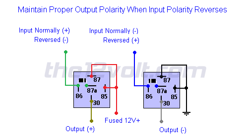 Seeking Relay for Automatic Polarity Reversal -- posted image.