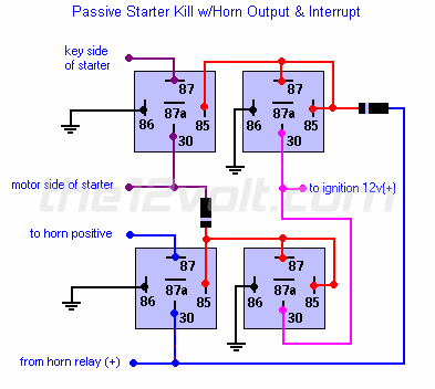 Starter Interrupt Relay Diagrams maxima power door lock wiring diagram 