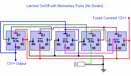 Special Applications with SPDT Relays momentary contact switch wiring diagram 