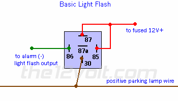 Light Flash Basic Negative Input Positive Output Relay