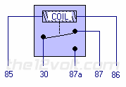 Single Pole Double Throw SPDT Relay - Coil Energized