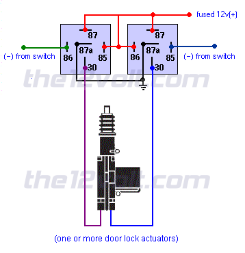 Magnetic Door Lock Wiring Diagram from www.the12volt.com