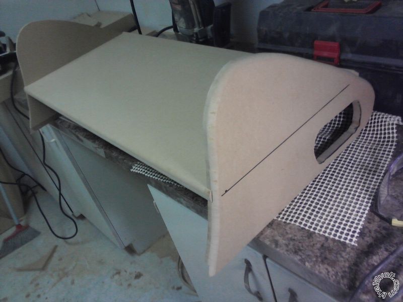 Fibreglass sub box for new Beetle -- posted image.