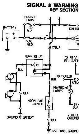 siren output as horn -- posted image.