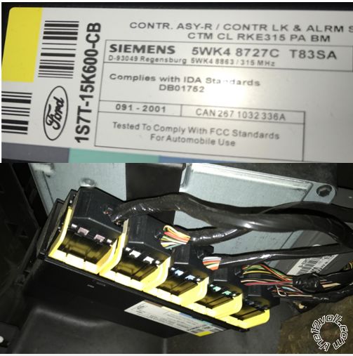 2002 ford focus keyless entry install - Last Post -- posted image.