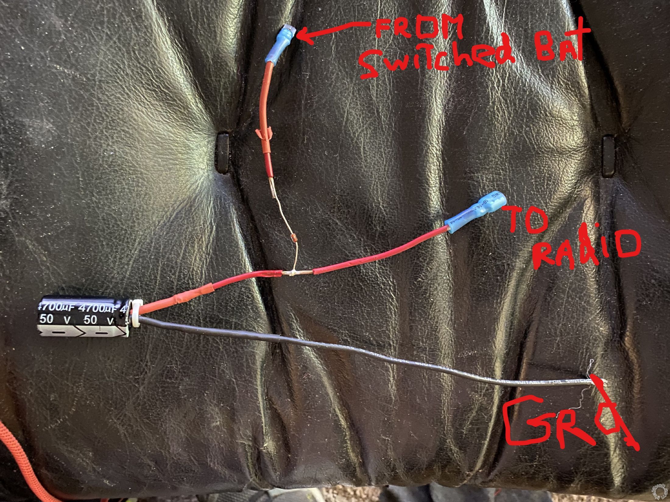 Keeping Power On to Alpine Head Unit Through Crank - Page 2 -- posted image.