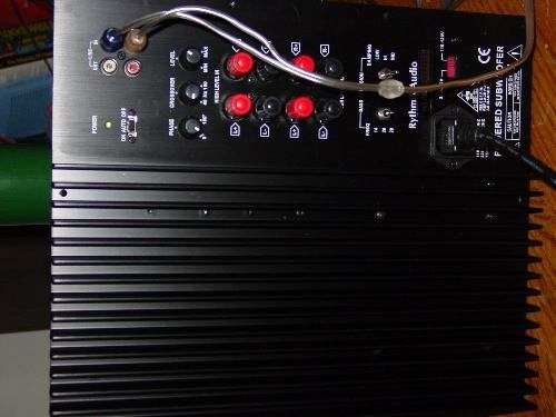 bracing and damping properly -- posted image.