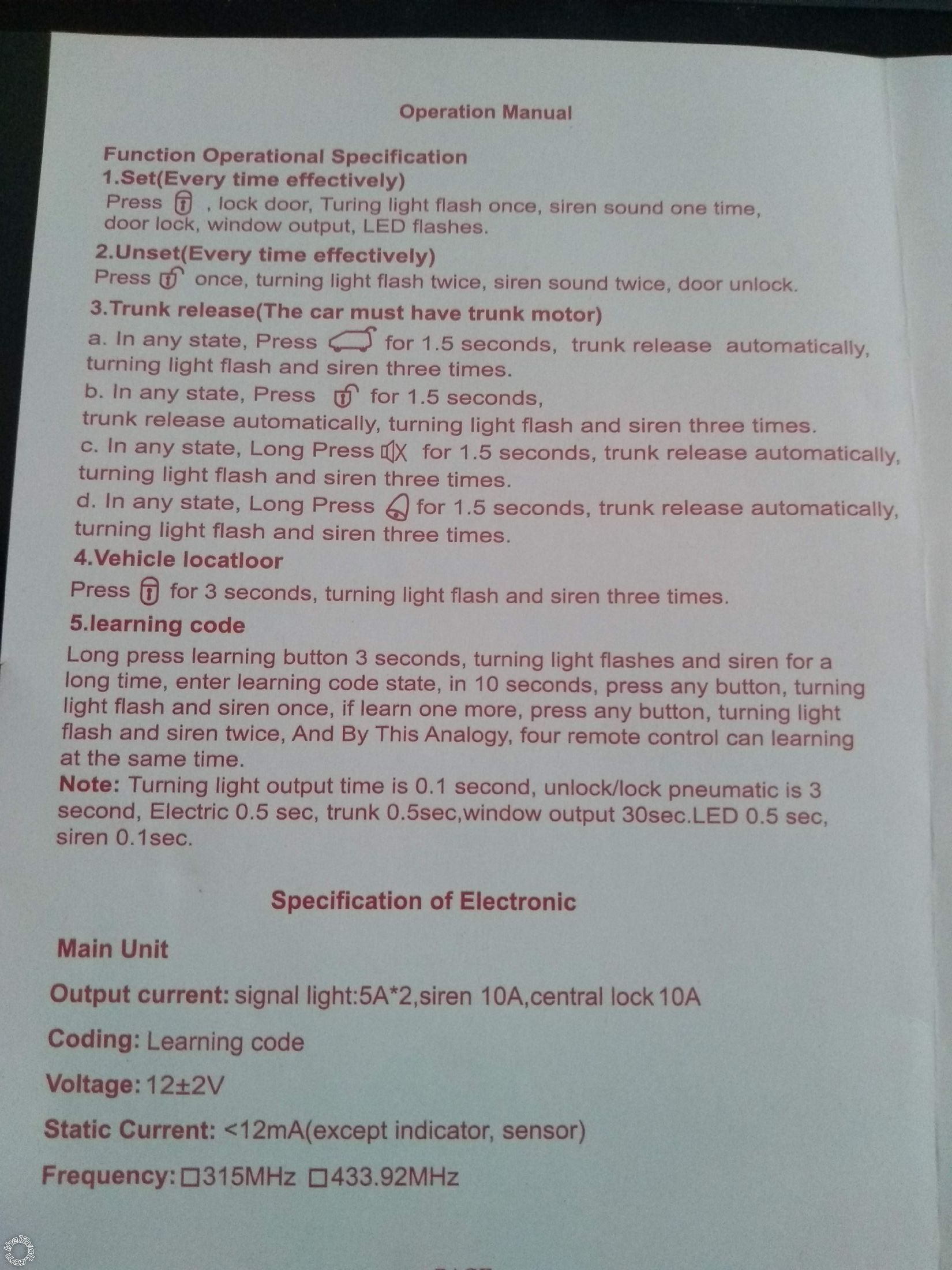 2002 Volvo V70 Alarm Installation -- posted image.
