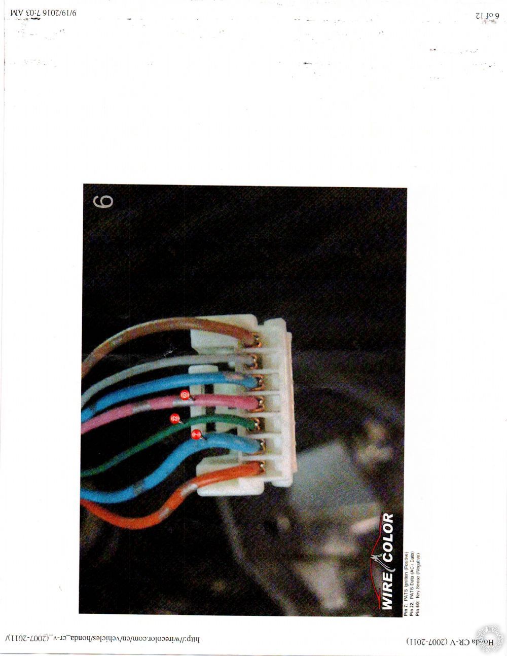 2007-2011 honda crv wiring -- posted image.