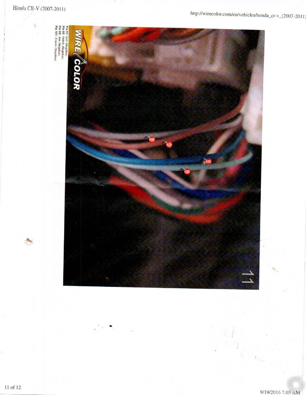 2007-2011 honda crv wiring -- posted image.