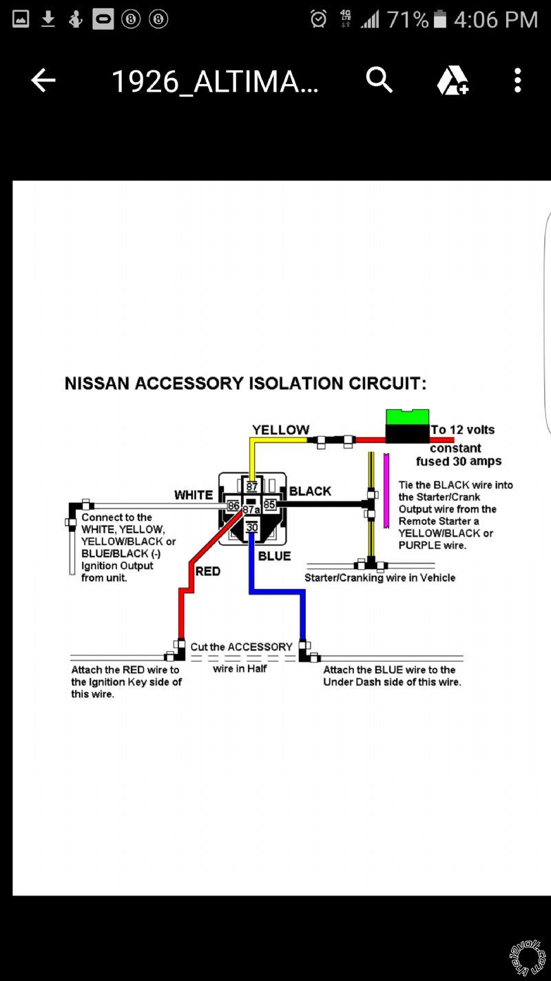 98 Altima Remote Start -- posted image.