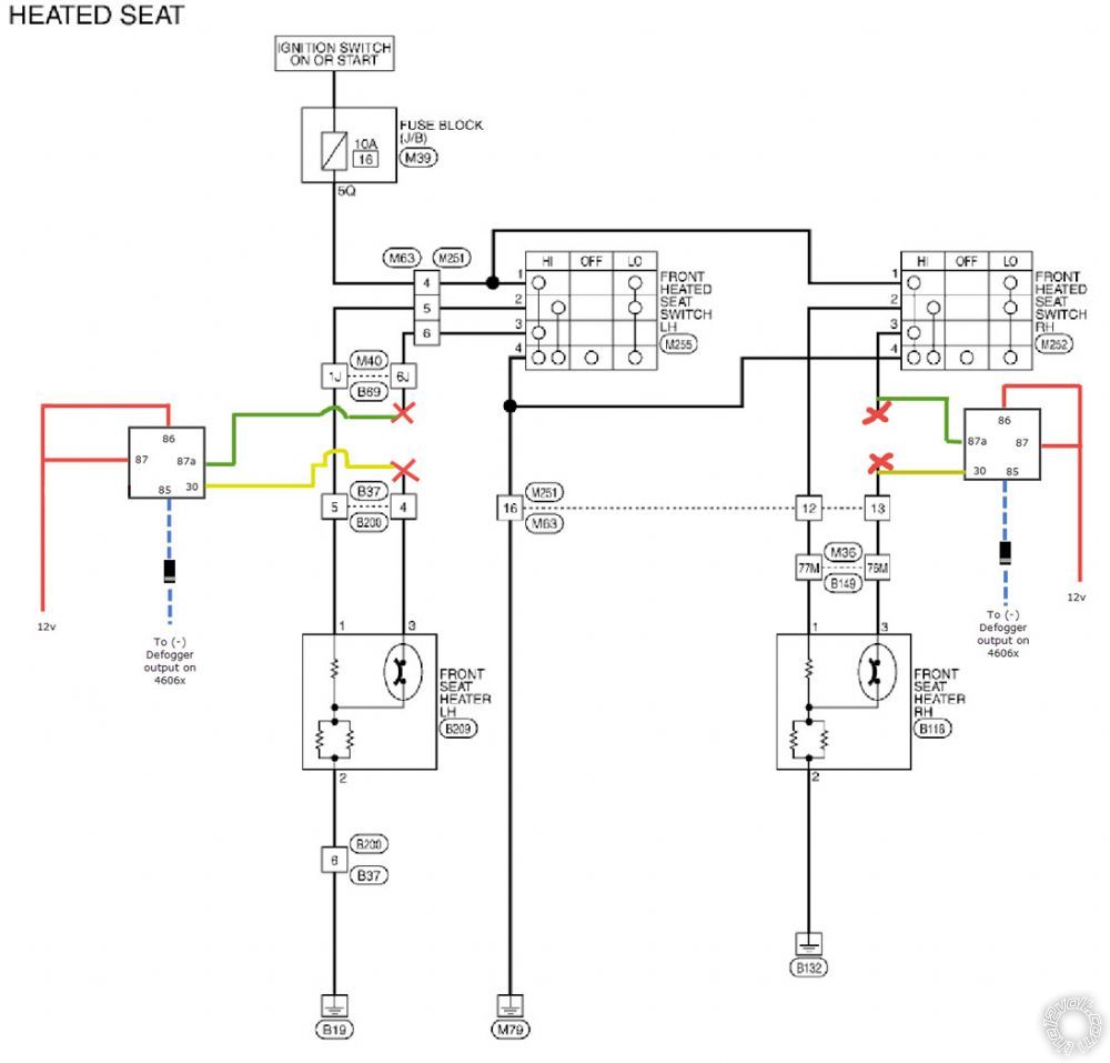2010 Armada Seat and SW Heater relay -- posted image.