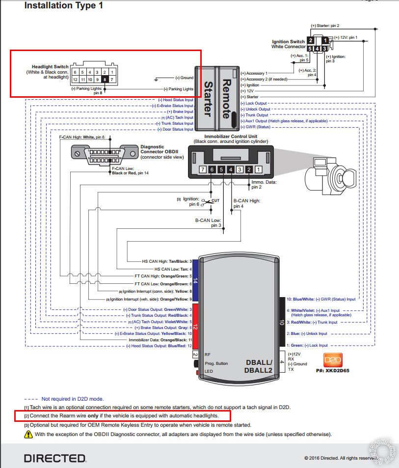 Viper 4806V with DBALL2 for 2012 Honda Odyssey -- posted image.