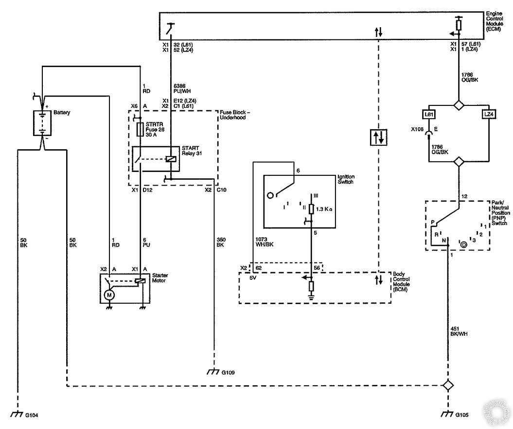 2008 Chevrolet Malibu Starter Kill Wire? -- posted image.