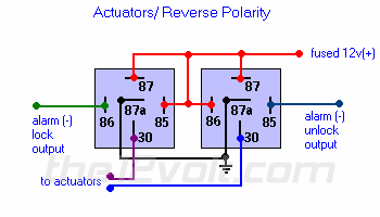 Dual polarity wire and actuator...Help -- posted image.