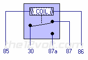 SPDT Relay - Coil Energized