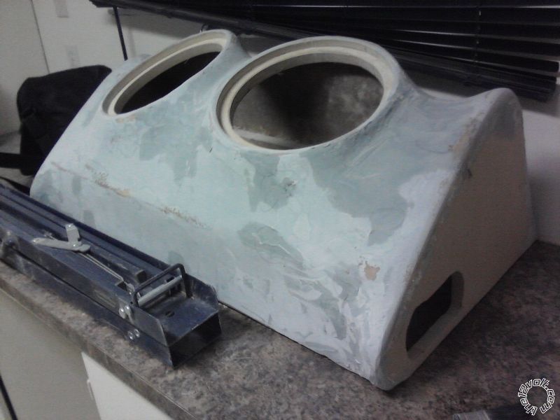 Fibreglass sub box for new Beetle -- posted image.