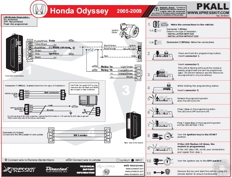 06 Odyssey Viper 5204 -PKALL Remote Start -- posted image.