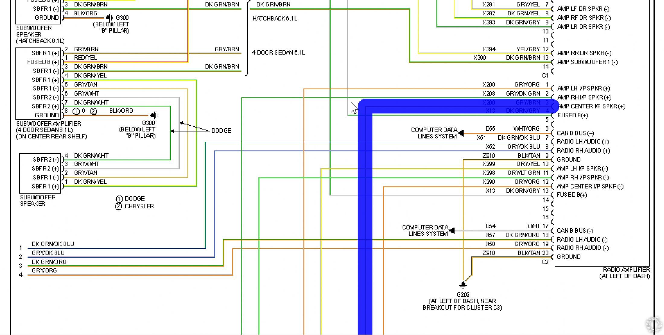 2006 Dodge Charger Radio Wiring Diagram from www.the12volt.com
