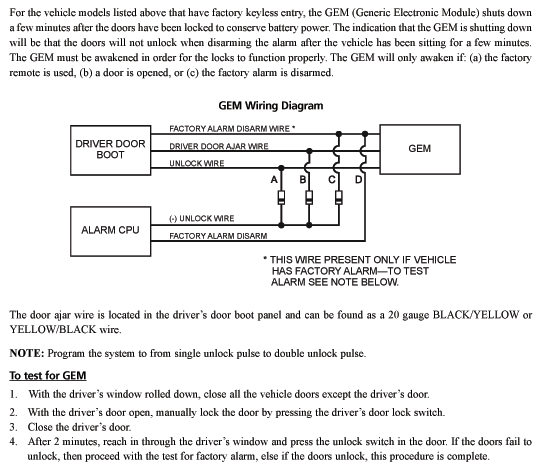 Keyless entry on 2003 Taurus - Last Post -- posted image.