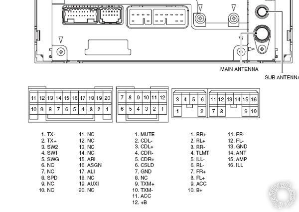 2009 Toyota Corolla, Stereo Wiring -- posted image.