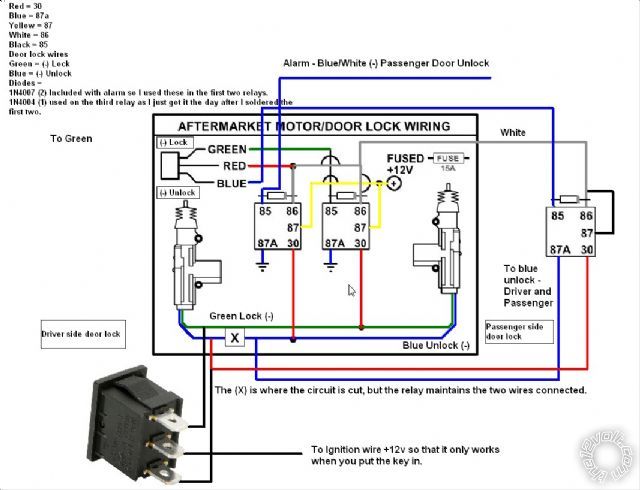 adding a switch to aftermarket door locks - Page 6 -- posted image.