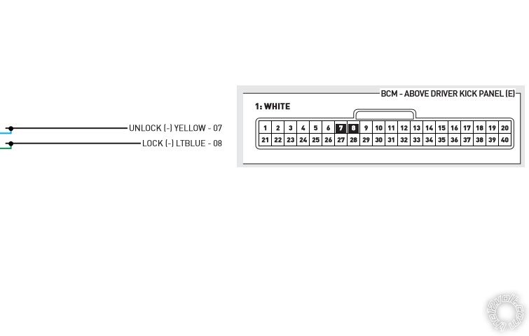 Avital 4105 Install/Troubleshooting, Nissan NV 3500 - Page 3 -- posted image.