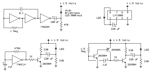 Flashing LED -- posted image.