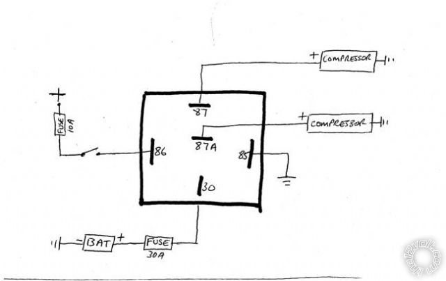 Clarification on 87a Terminal of Relay -- posted image.