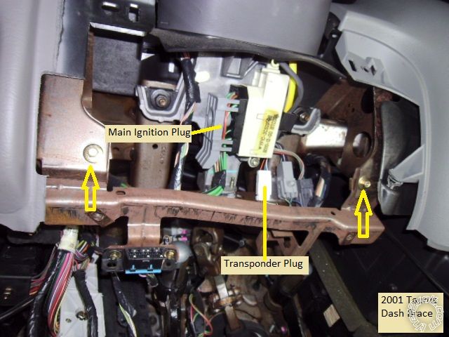 Avital 4105L PKALL Install 2000 Ford Taurus -- posted image.