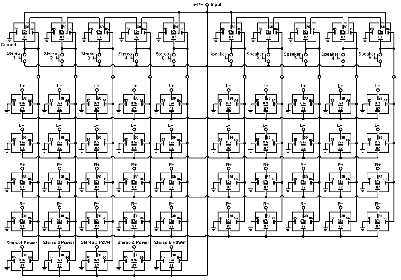 Car Audio Display Board Wiring? -- posted image.