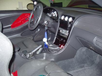 Fiberglassed in gauges in a mustang -- posted image.