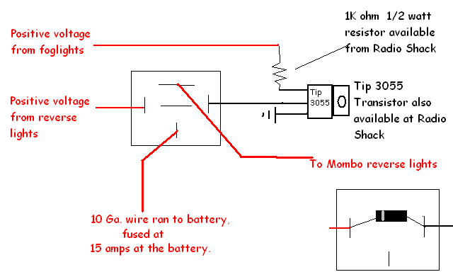 using a transistor in place of a relay? -- posted image.