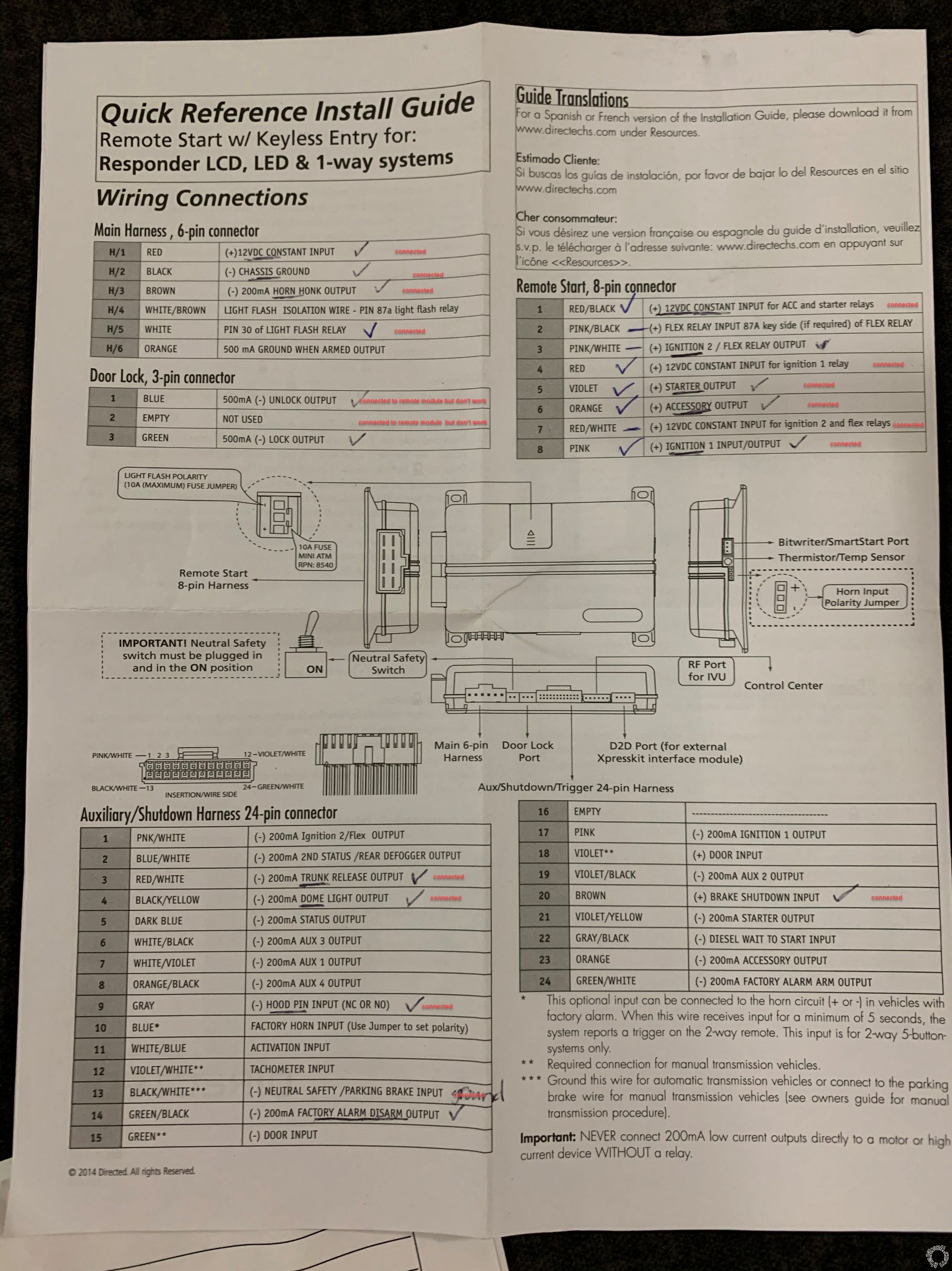 2010 Nissan Rogue, Viper 4806V and EVO All Bypass -- posted image.