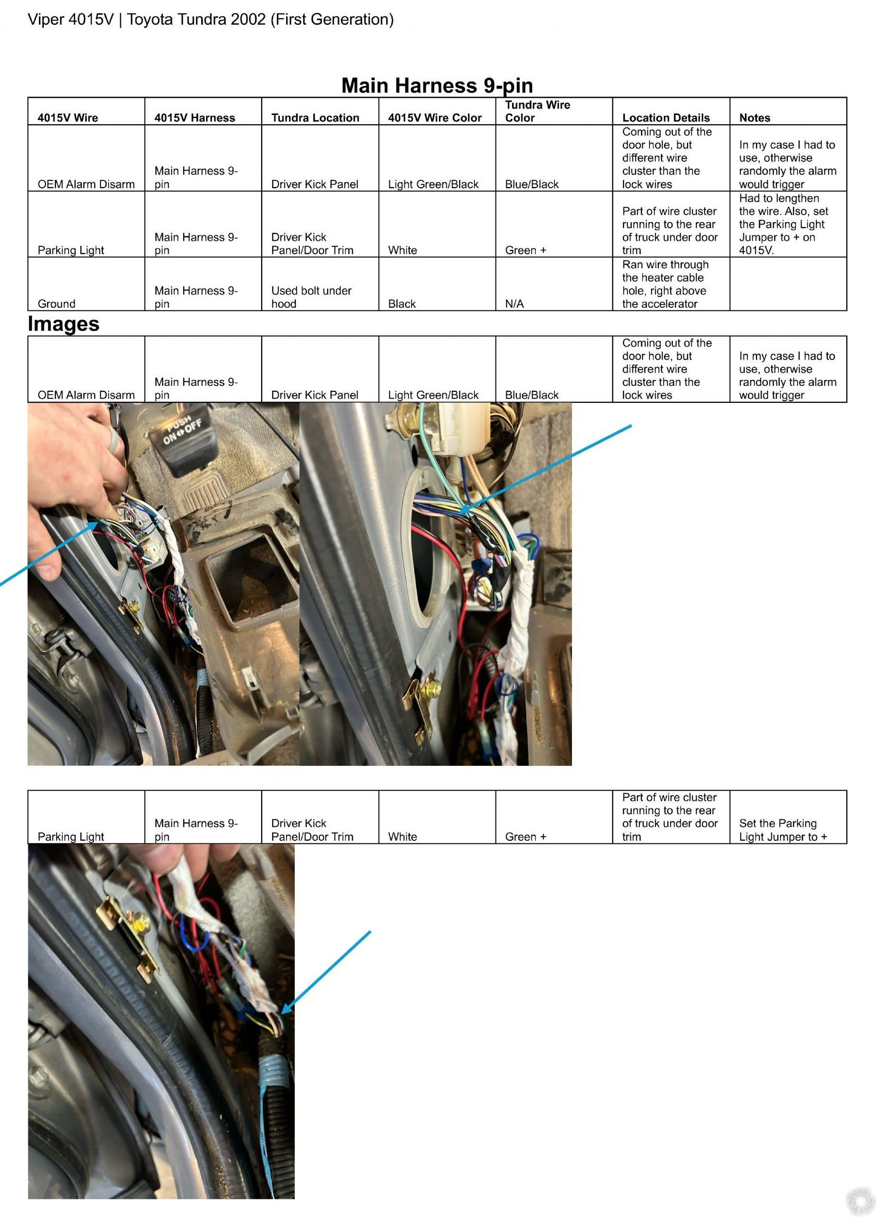 2002 Toyota Tundra, Viper 4105v Remote Start, Pictorial - Last Post -- posted image.