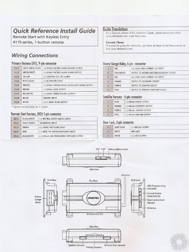 viper 4115v won't turn on? -- posted image.