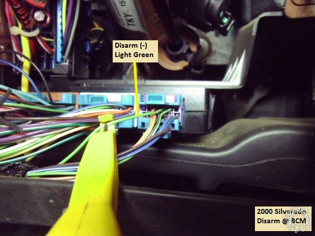 1999-2002 Silverado Remote Start w/Keyless Pictorial 2000 chevy s10 starter wiring 