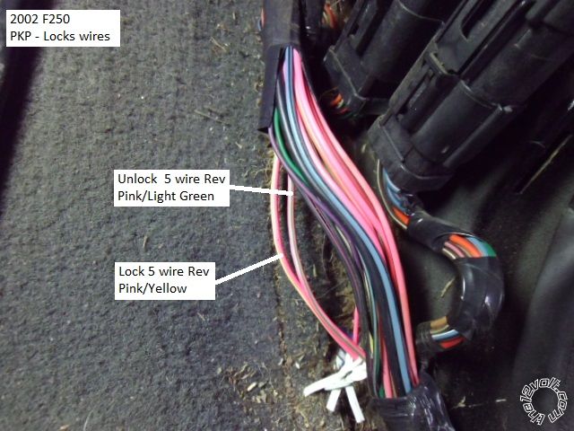 2002-2005 F-250 and F-350 Remote Start Pictorial 2007 f250 trailer wiring diagram 