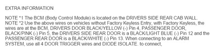 2004 f150 door trigger not working -- posted image.