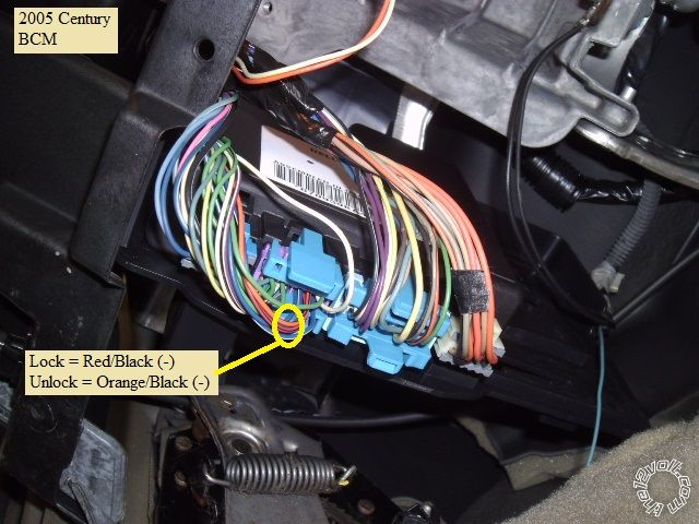 2000-2005 Buick Century Remote Start Pictorial -- posted image.