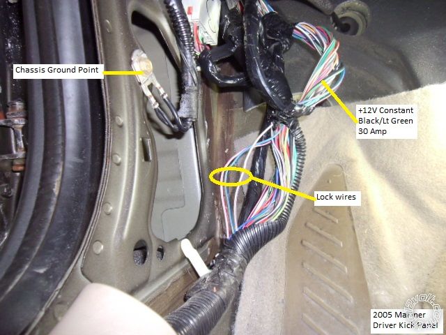 2005-2007 Mercury Mariner Remote Start Pictorial -- posted image.