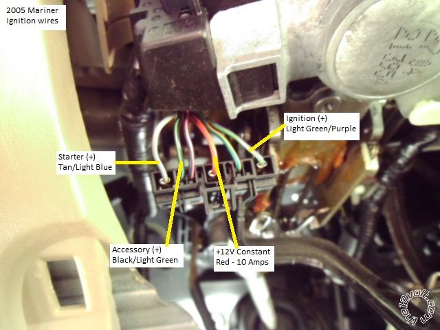 2005-2007 Mercury Mariner Remote Start Pictorial -- posted image.