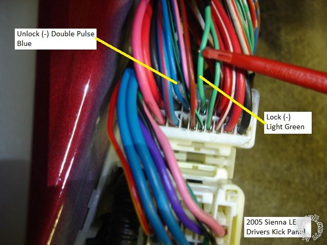 2005 Toyota Sienna Remote Start Pictorial -- posted image.