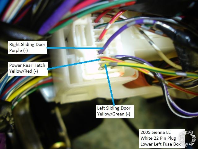 2005 Toyota Sienna Remote Start Pictorial -- posted image.