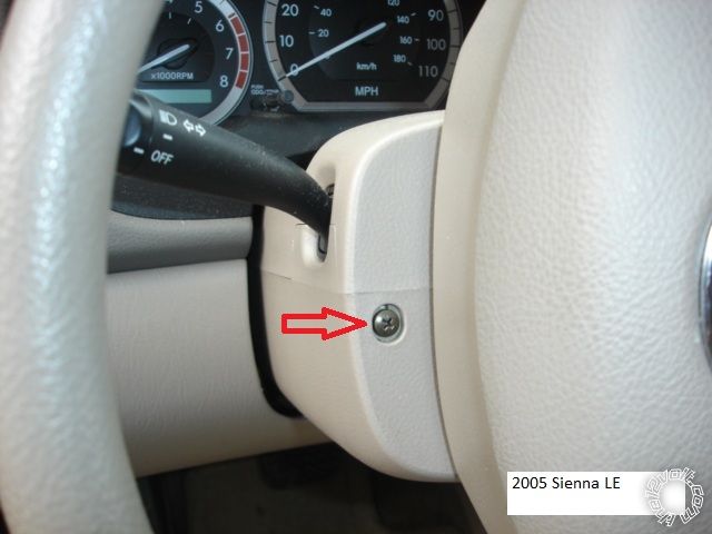 2005 Toyota Sienna Remote Start Pictorial -- posted image.