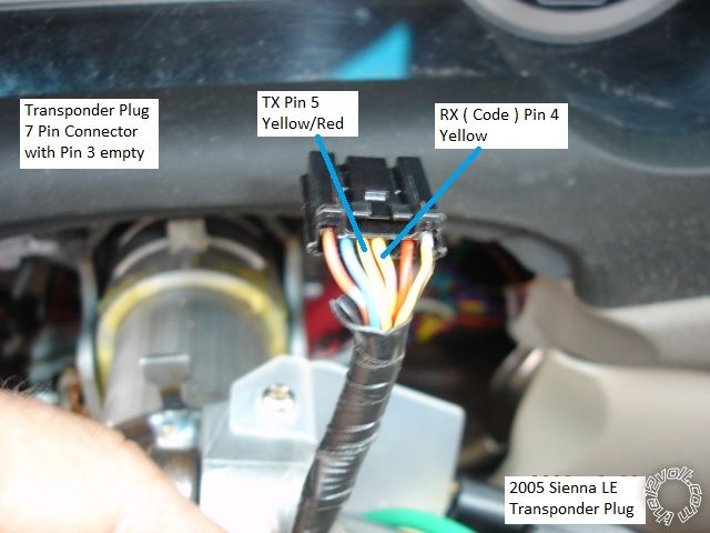 2005 Toyota Sienna Remote Start Pictorial -- posted image.