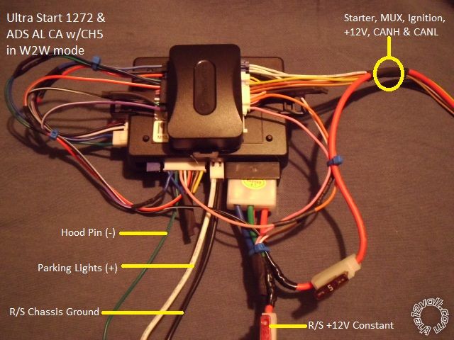 Remote car starter wiring diagram