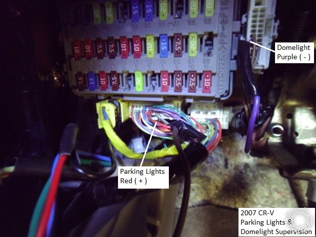 2007-08 Honda CR-V Remote Start w/Keyless Pictorial 1994 honda accord main relay wiring diagram 