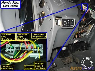 avital 4103 parking light connection -- posted image.