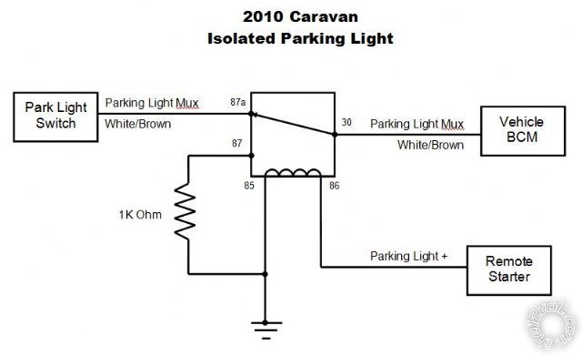 2010 Grand Caravan Parking Lights -- posted image.